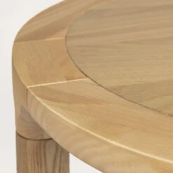 STORM Table D'appoint Ronde En Bois ø45cm -Meubles Soldes Magasin table d appoint ronde bois o45cm storm zuiver 2