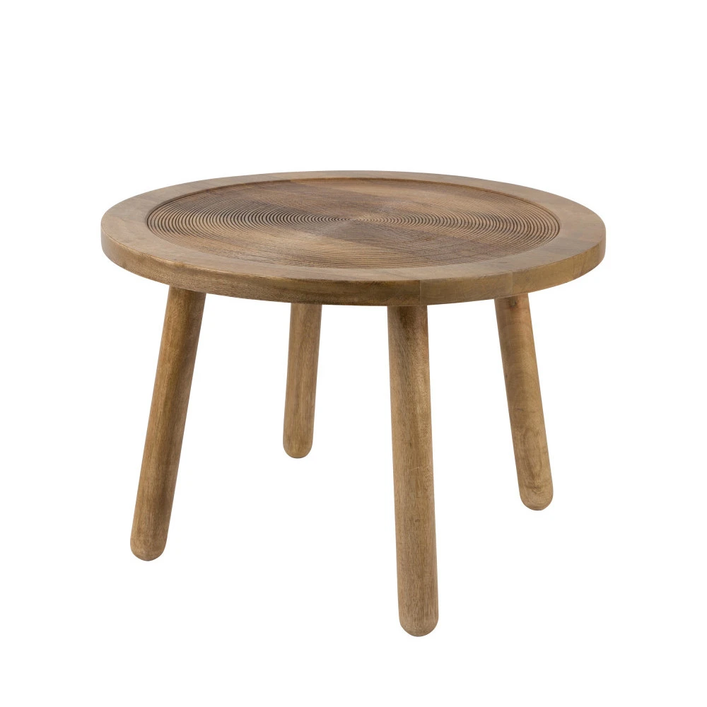 DENDRON Table D'appoint Ronde Bois ø60cm 4 DENDRON Table D'appoint Ronde Bois ø60cm – Image 2