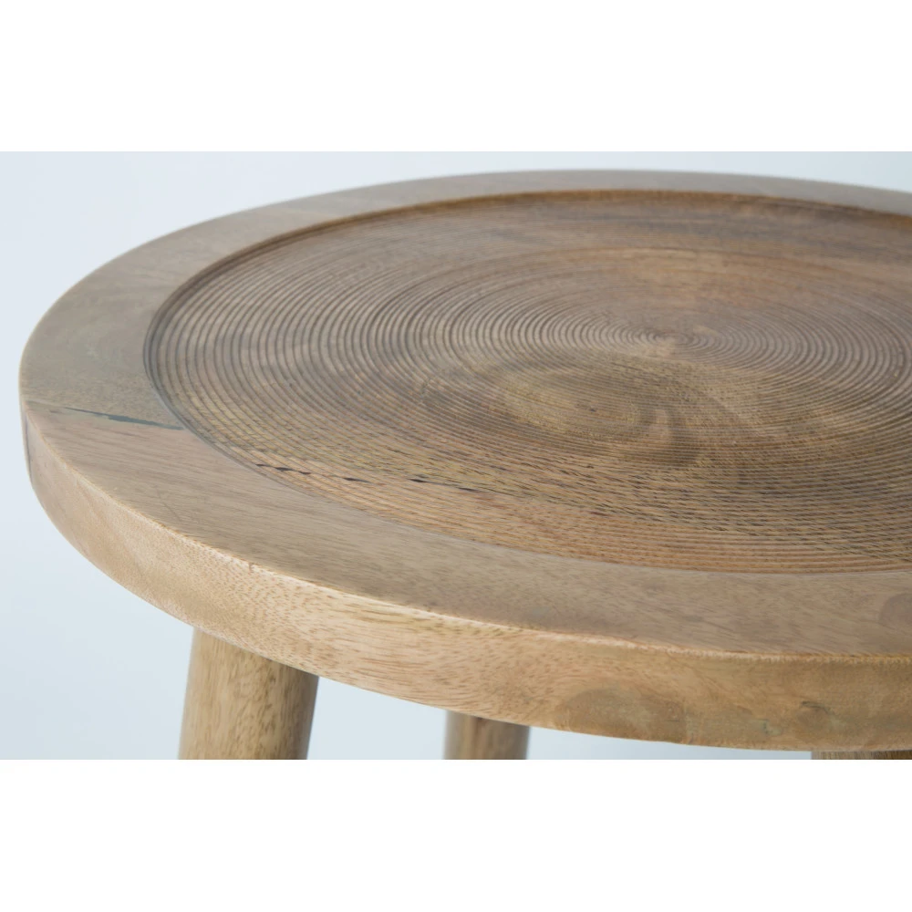 DENDRON Table D'appoint Ronde Bois ø60cm 6 DENDRON Table D'appoint Ronde Bois ø60cm – Image 4