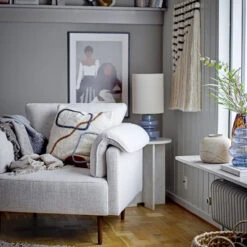 JASMIA Table D'appoint Ronde En Marbre ø46cm -Meubles Soldes Magasin table d appoint ronde marbre o46cm bloomingville jasmia 4