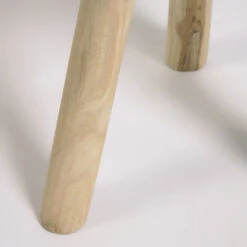 GLENDA Table D'appoint Ronde En Teck ø35cm -Meubles Soldes Magasin table d appoint ronde teck o35cm kave home glenda 5