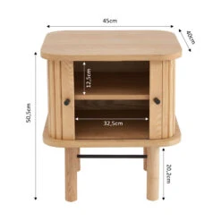 MATI Table De Chevet 2 Portes En Bois 19 MATI Table De Chevet 2 Portes En Bois -Meubles Soldes Magasin table de chevet 2 portes bois mati 8