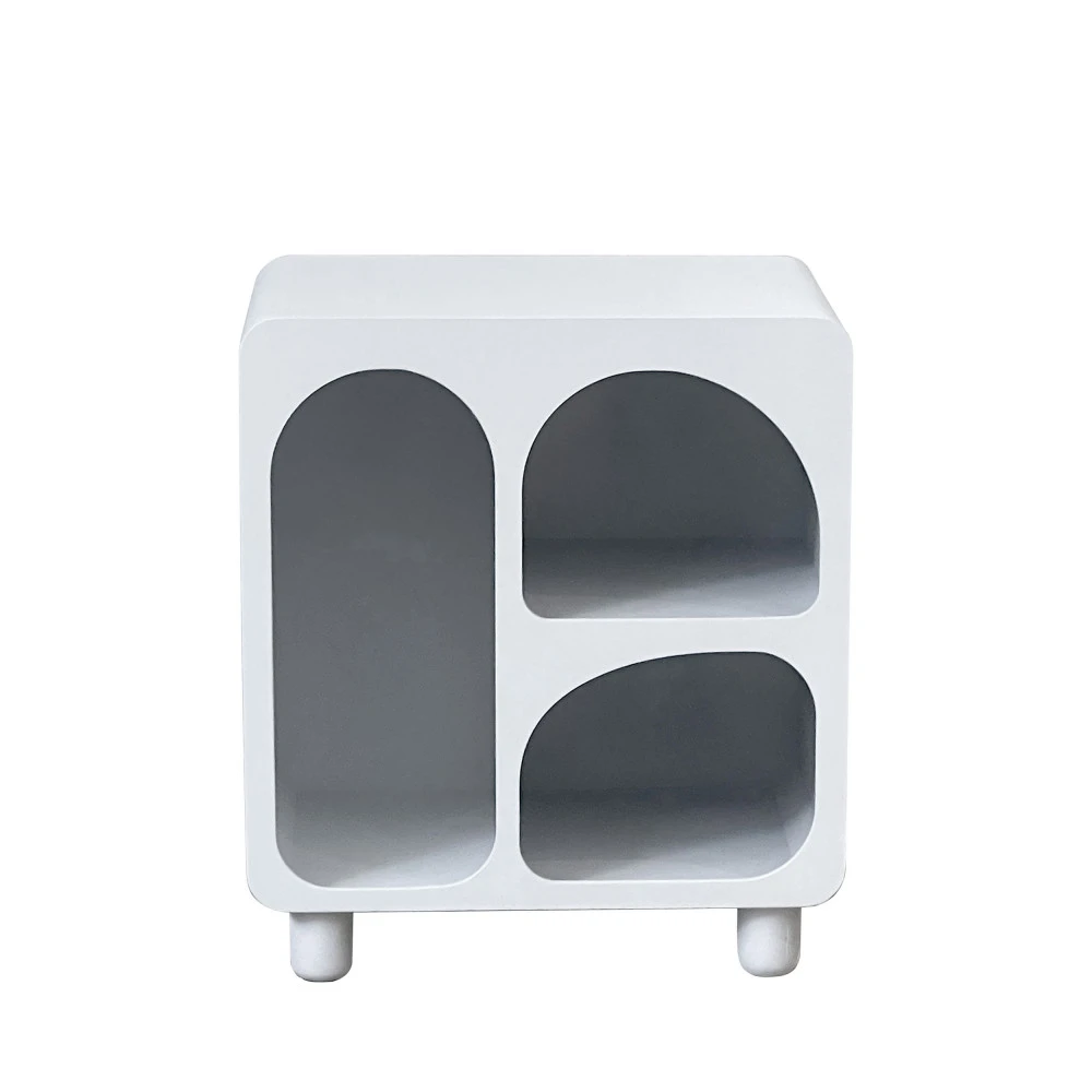 RICHIE Table De Chevet 3 Niches En Bois 3 RICHIE Table De Chevet 3 Niches En Bois