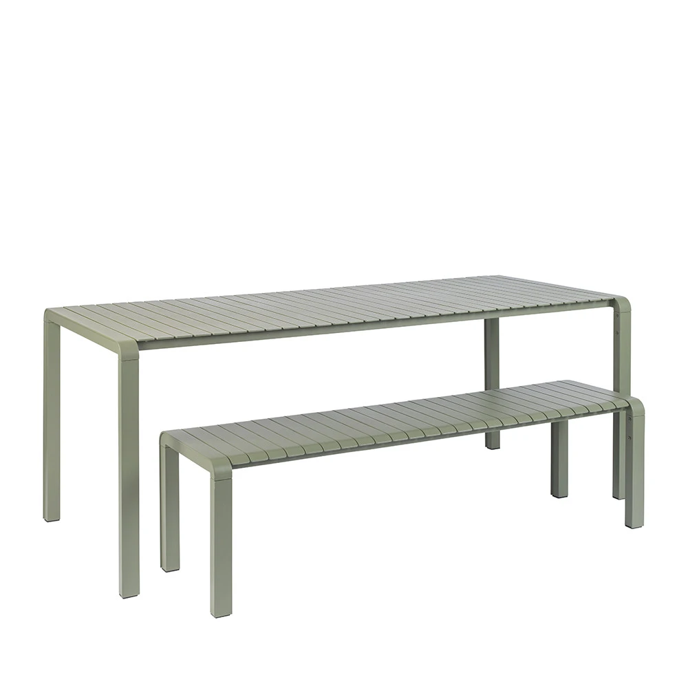 VONDEL Table De Jardin En Métal 214x97cm 6 VONDEL Table De Jardin En Métal 214x97cm – Image 4