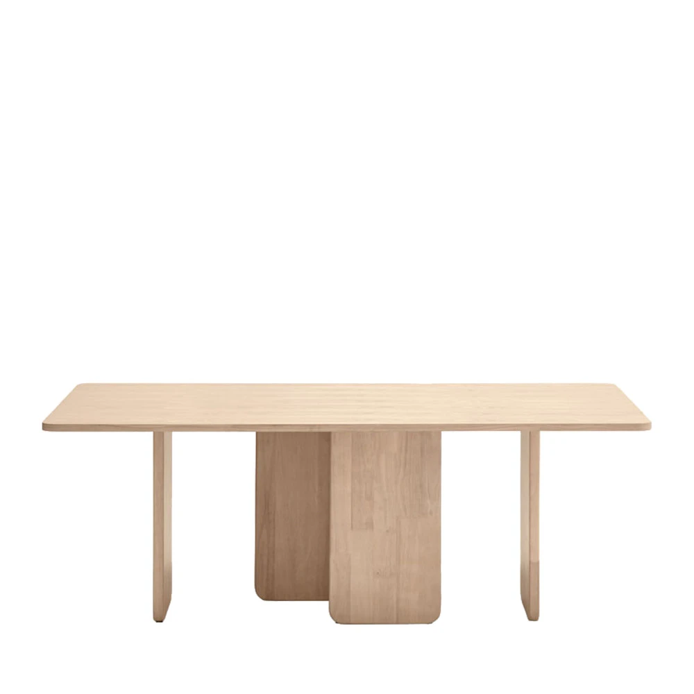 ARQ Table à Manger En Bois 200x100cm 4 ARQ Table à Manger En Bois 200x100cm – Image 2
