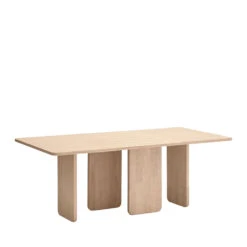 ARQ Table à Manger En Bois 200x100cm 10 ARQ Table à Manger En Bois 200x100cm -Meubles Soldes Magasin table manger bois 200x100cm teulat arq 2