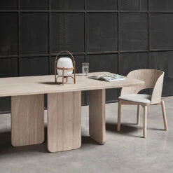 ARQ Table à Manger En Bois 200x100cm 13 ARQ Table à Manger En Bois 200x100cm -Meubles Soldes Magasin table manger bois 200x100cm teulat arq 5