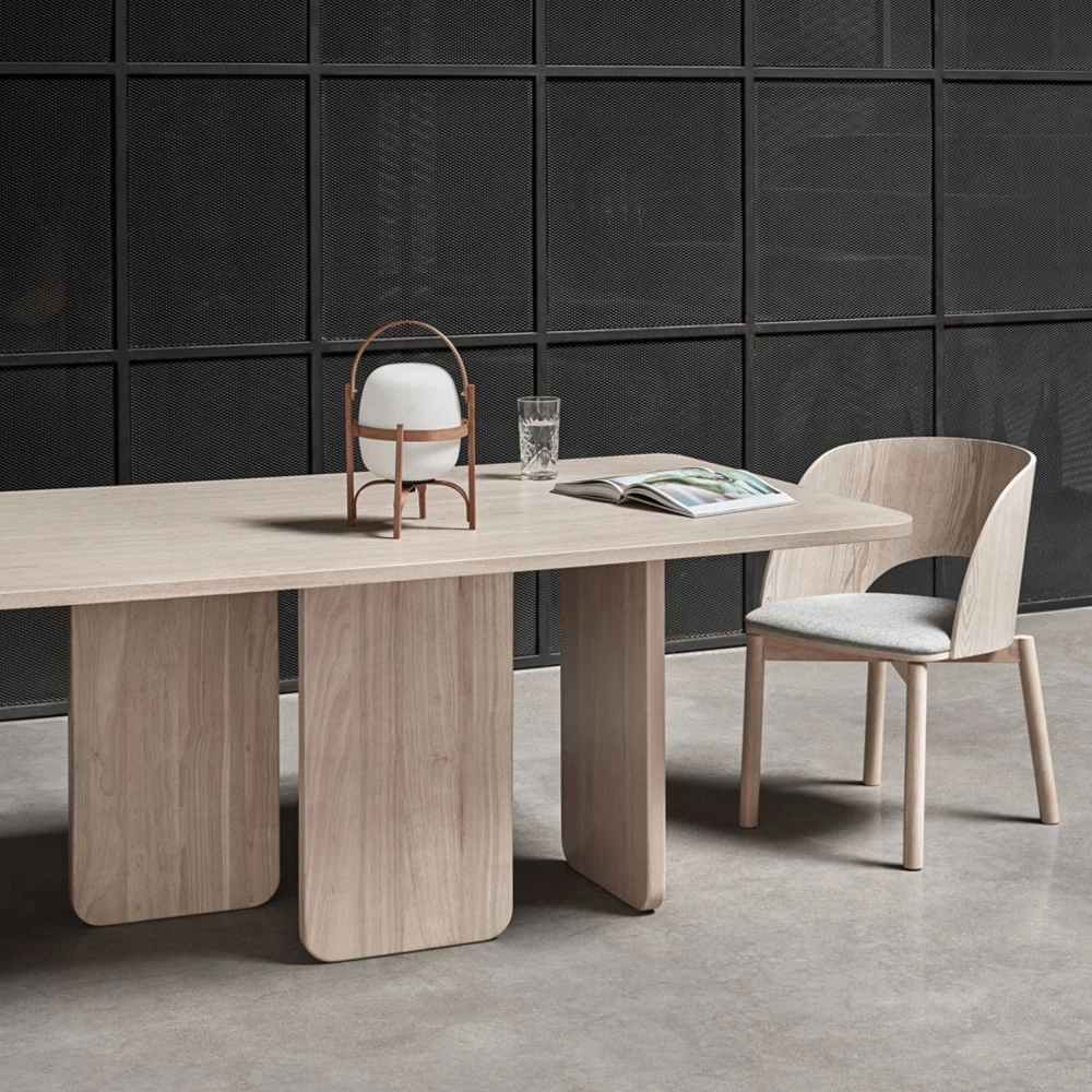 ARQ Table à Manger En Bois 200x100cm 8 ARQ Table à Manger En Bois 200x100cm – Image 6