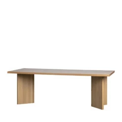 ANGLE Table à Manger En Bois 90x220cm -Meubles Soldes Magasin table manger bois 90x220cm woood angle 1