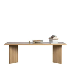 ANGLE Table à Manger En Bois 90x220cm -Meubles Soldes Magasin table manger bois 90x220cm woood angle 2