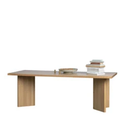 ANGLE Table à Manger En Bois 90x220cm -Meubles Soldes Magasin table manger bois 90x220cm woood angle 3