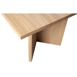 ANGLE Table à Manger En Bois 90x220cm -Meubles Soldes Magasin table manger bois 90x220cm woood angle 5