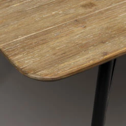 ROGER Table à Manger En Bois Et Métal 200x90cm -Meubles Soldes Magasin table manger bois metal 200x90cm dutchbone roger 3