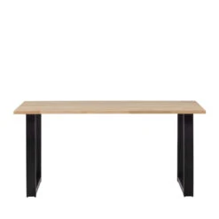 TABLO Table à Manger En Bois Piétement En U 180x90cm