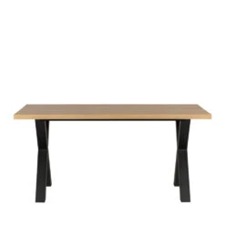OSBY Table à Manger En Bois Piètement En X 160x90cm 12 OSBY Table à Manger En Bois Piètement En X 160x90cm -Meubles Soldes Magasin table manger bois pietement x 160x90cm drawer osby 1
