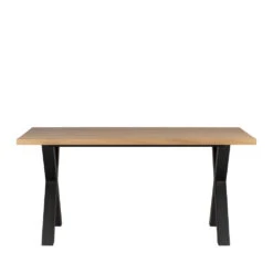 OSBY Table à Manger En Bois Piètement En X 160x90cm 15 OSBY Table à Manger En Bois Piètement En X 160x90cm -Meubles Soldes Magasin table manger bois pietement x 160x90cm drawer osby 4
