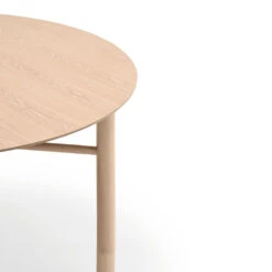 JUNCO Table à Manger Ronde En Bois ø120cm -Meubles Soldes Magasin table manger bois ronde o120cm teulat junco 3