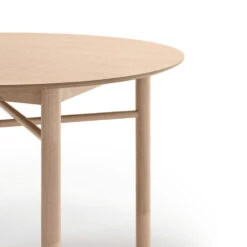 JUNCO Table à Manger Ronde En Bois ø120cm -Meubles Soldes Magasin table manger bois ronde o120cm teulat junco 4