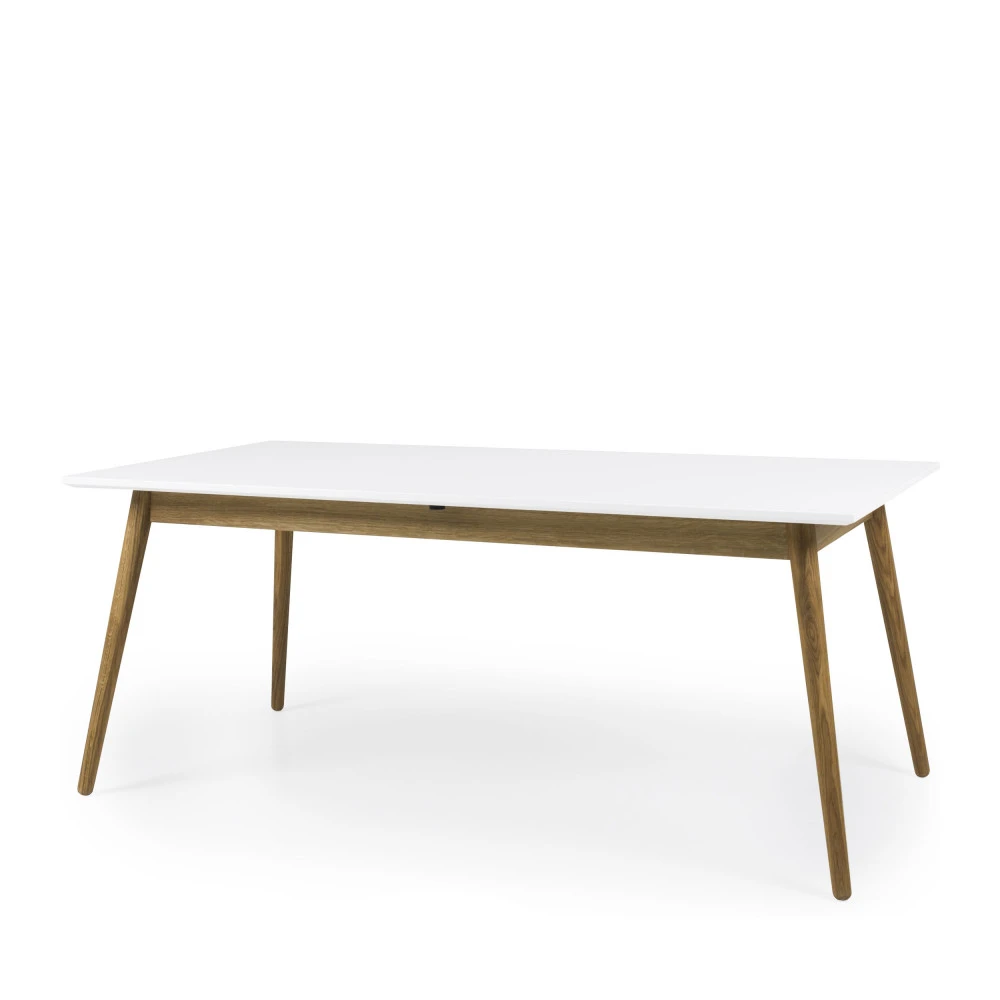 DOT Table à Manger Extensible En Bois 180-240x90cm 5 DOT Table à Manger Extensible En Bois 180-240x90cm – Image 3