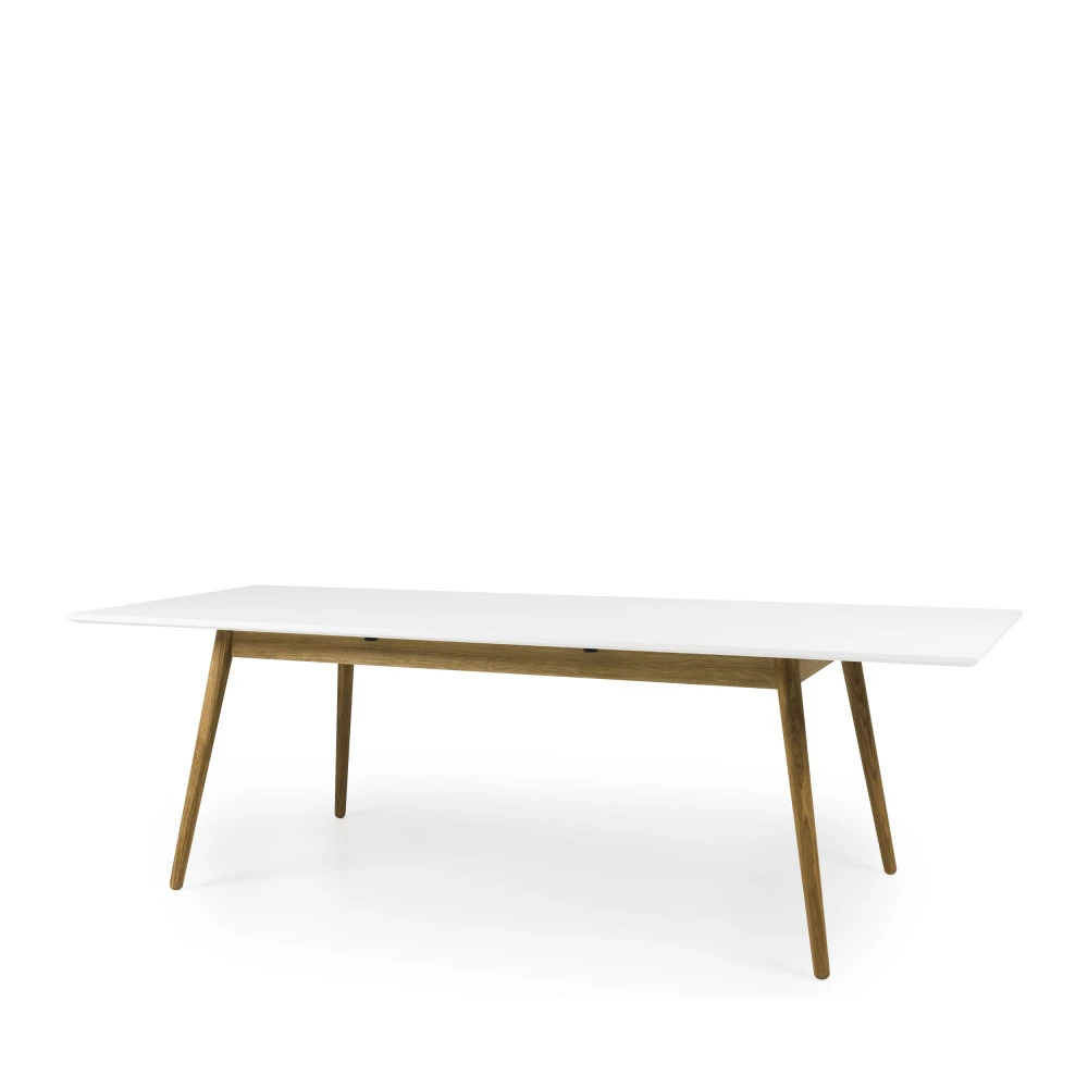 DOT Table à Manger Extensible En Bois 180-240x90cm 6 DOT Table à Manger Extensible En Bois 180-240x90cm – Image 4