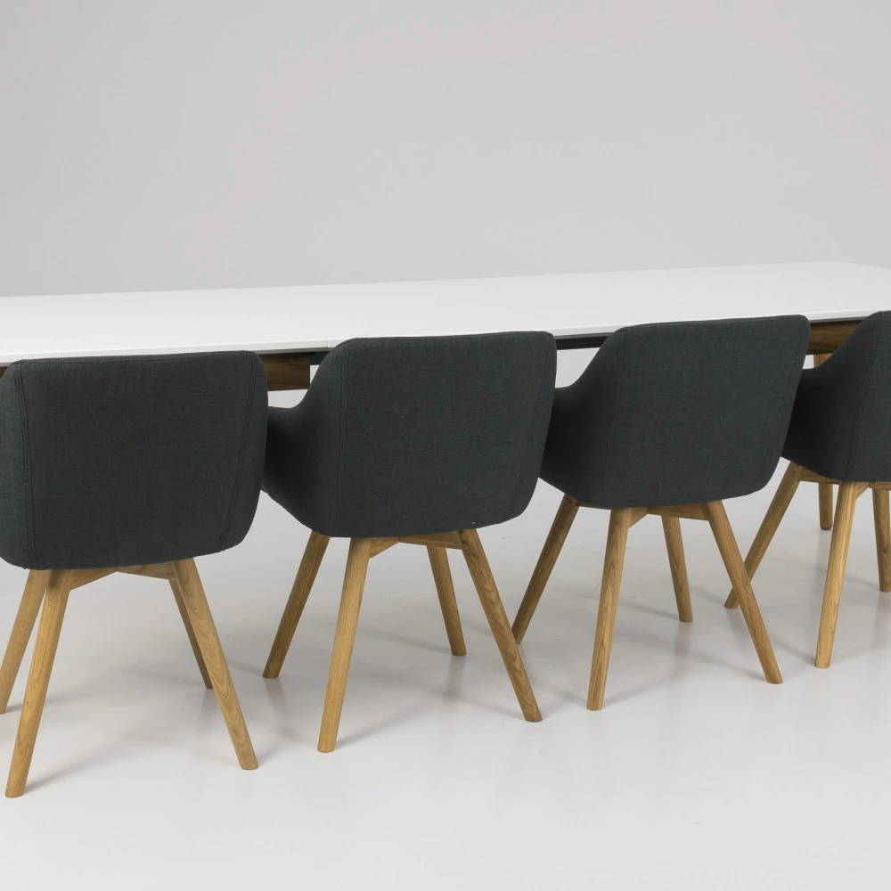 DOT Table à Manger Extensible En Bois 180-240x90cm 9 DOT Table à Manger Extensible En Bois 180-240x90cm – Image 7