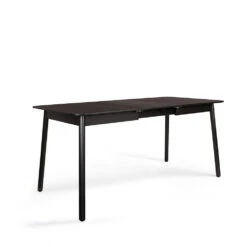GLIMPS Table à Manger Extensible 120-162x80cm Bois -Meubles Soldes Magasin table manger extensible bois glimps zuiver 4