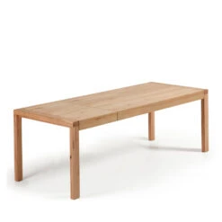 BRIVA Table à Manger Extensible En Bois 200-280x100cm -Meubles Soldes Magasin table manger extensible en bois 200 280x100cm briva 2