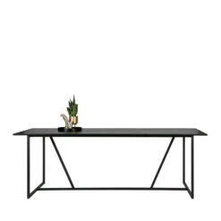 SILAS Table à Manger 220x90 Cm -Meubles Soldes Magasin table manger frene brosse 220x90 cm silas 2