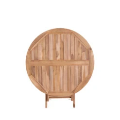 OVIEDO Table à Manger De Jardin ø100cm En Teck -Meubles Soldes Magasin table manger jardin 100cm teck house nordic oviedo 4
