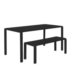 VONDEL Table à Manger De Jardin En Métal 168x87cm -Meubles Soldes Magasin table manger jardin metal 168x87cm zuiver vondel 3