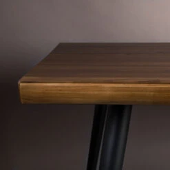 ALAGON Table à Manger En Noyer 160x90cm 14 ALAGON Table à Manger En Noyer 160x90cm -Meubles Soldes Magasin table manger noyer 160x90cm dutchbone alagon 4