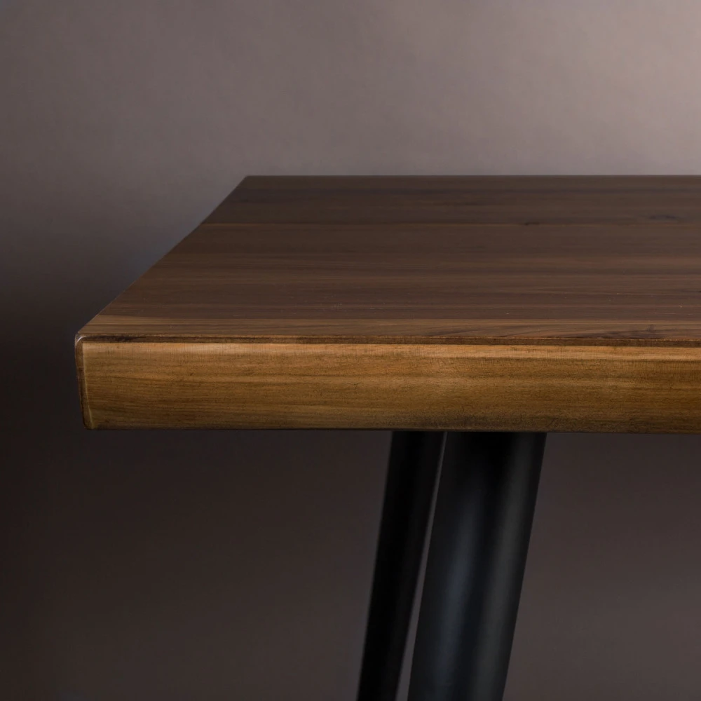 ALAGON Table à Manger En Noyer 160x90cm 7 ALAGON Table à Manger En Noyer 160x90cm – Image 5