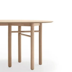 JUNCO Table à Manger Ovale En Bois 200x100cm 11 JUNCO Table à Manger Ovale En Bois 200x100cm -Meubles Soldes Magasin table manger ovale bois 200x100cm teulat junco 4