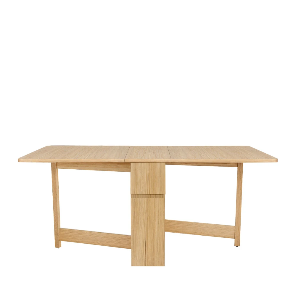 KUNGLA Table à Manger Pliable En Bois 170x90cm 3 KUNGLA Table à Manger Pliable En Bois 170x90cm