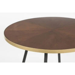 DENISE Table à Manger Ronde ø91cm -Meubles Soldes Magasin table manger ronde 91cm denise 2