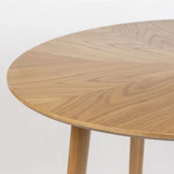 FABIO Table à Manger Ronde En Bois ø120cm -Meubles Soldes Magasin table manger ronde bois o120cm fabio 2
