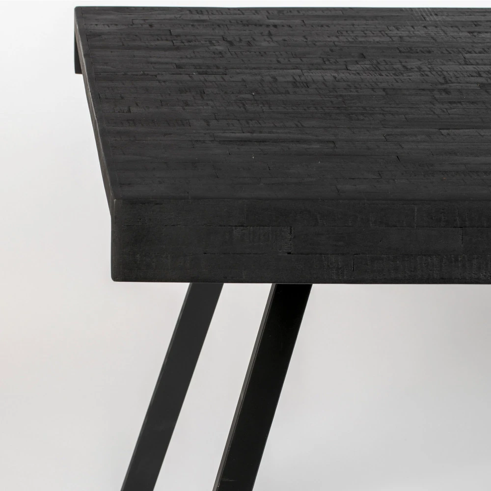 SURI Table à Manger En Teck Recyclé 200x90cm 6 SURI Table à Manger En Teck Recyclé 200x90cm – Image 4