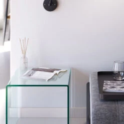 BURANO 2 Tables Basses Gigognes En Verre -Meubles Soldes Magasin tables basses gigognes en verre burano 4