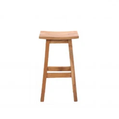 HANOTILO Tabouret De Bar 66cm En Acacia -Meubles Soldes Magasin tabouret bar 66cm acacia drawer hanotilo 2