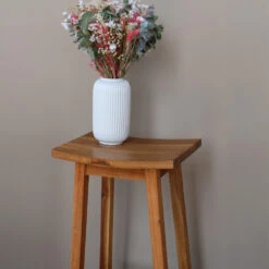 HANOTILO Tabouret De Bar 77cm En Acacia