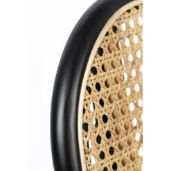 SPIKE Tabouret De Bar En Tissu Et Cannage 65cm -Meubles Soldes Magasin tabouret bar tissu cannage 65cm zuiver spike 8