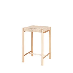 ABANO Tabouret De Bar En Bois Et Corde 66,5cm -Meubles Soldes Magasin tabouret de bar bois corde 665cm house nordic abano 2