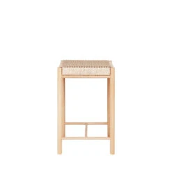 ABANO Tabouret De Bar En Bois Et Corde 66,5cm -Meubles Soldes Magasin tabouret de bar bois corde 665cm house nordic abano 3