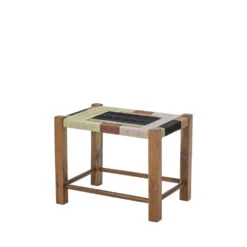 VERDE Tabouret Tissé En Bois Et Jute -Meubles Soldes Magasin tabouret tisse bois jute bloomingville verde 2