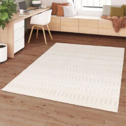 ELIM II Tapis Contemporain à Motif Géométrique