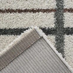 MILES Tapis Contemporain à Motif Géométrique -Meubles Soldes Magasin tapis contemporain motif geometrique miles drawer 1