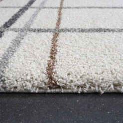 MILES Tapis Contemporain à Motif Géométrique -Meubles Soldes Magasin tapis contemporain motif geometrique miles drawer 4