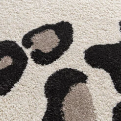 ANGOLA Tapis Contemporain à Motif Léopard -Meubles Soldes Magasin tapis contemporain motif leopard angola 5