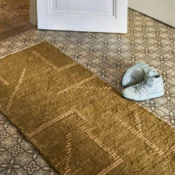 BRAN Tapis De Couloir En Coton Tissé à La Main