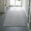 MATARO Tapis De Couloir Gris 100% PET -Meubles Soldes Magasin tapis couloir gris 100 pet house nordic mataro
